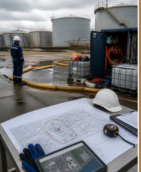 Разработка плана ликвидации разливов нефти в Люберцах